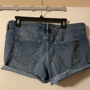 Denim shorts